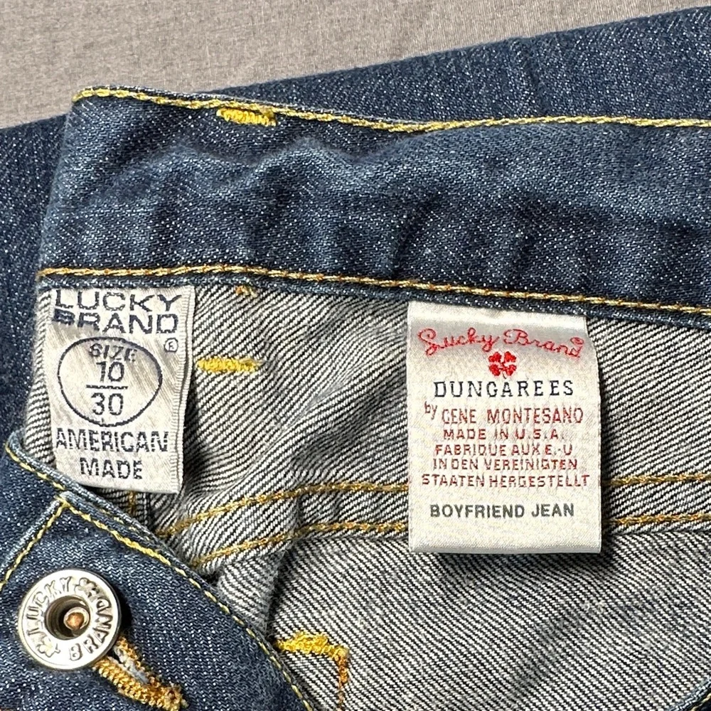 Lucky Brand Women's Boyfriend Blue Jeans size 10 - Picture 8 of 8